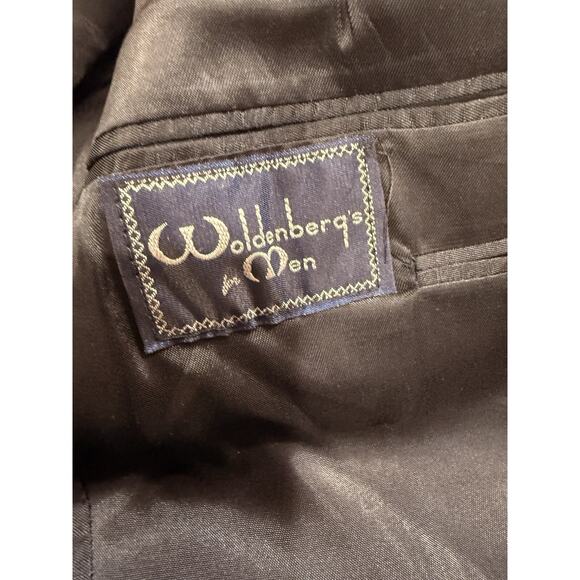 VTG BURBERRY LONDON Mens Size 38 Classic Blazer Gray 100% Wool Union Tag USA - Picture 11 of 15